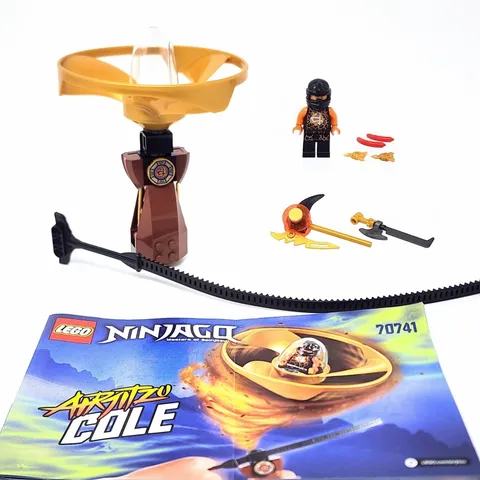 Lego 70741 Ninjago Airjitzu Possession COLE Complete Flyer Set, Minifig & Manual
