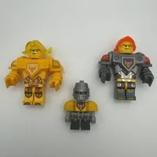 Lego Nexo Knights Minifigure Lot of 3 Ultimate Axl, Axl, Axl Bot Ships Fast