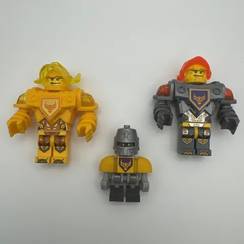 Lego Nexo Knights Minifigure Lot of 3 Ultimate Axl, Axl, Axl Bot Ships Fast