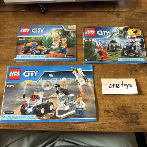 LEGO City 60077 60156 60170 Instructions Manual Only
