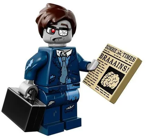 Lego 71010 Series 14 Monster Minifigure -  Zombie Businessman- See Description