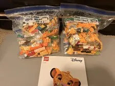 LEGO Disney Young Simba the Lion King 43247 Complete Set 1445 Pieces