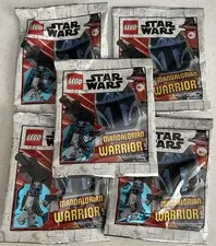 LEGO Star Wars Mandalorian Warrior Foil Bag (912286) - Sealed Lot Of 5
