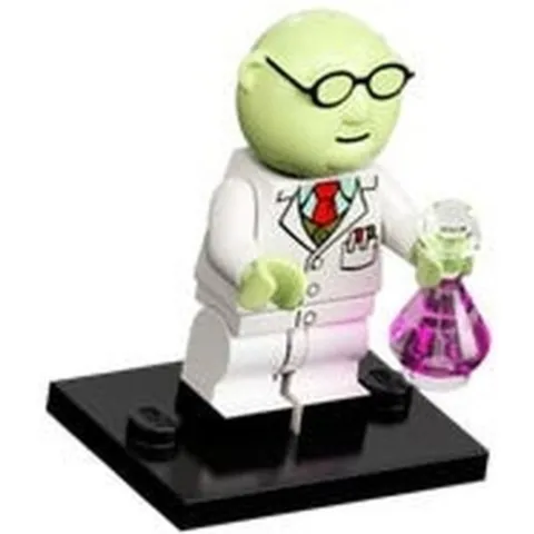 LEGO Disney The Muppets Dr. Bunsen Honeydew CMF 71033 Complete w/ Flask & Stand
