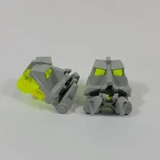 2X LEGO Bionicle Head Connector Block 32553 Trans-Neon Green Brain Stalk 32554