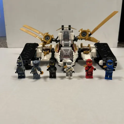 LEGO Ninjago Masters of Spinjitzu Legacy Ultra Sonic Raider 71739 99% complete 