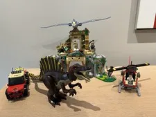 LEGO Jurassic World: Spinosaurus & Quetzalcoatlus Air Mission 100% Complete+figs
