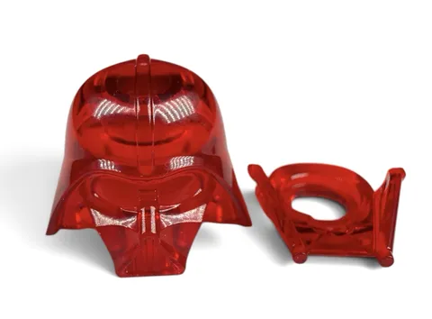 Official LEGO Unreleased Star Wars Darth Vader Trans Red Monochrome Helmet