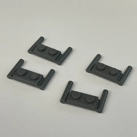 Lego 3839 Dark Gray Replacement Parts Pieces Lot of 4