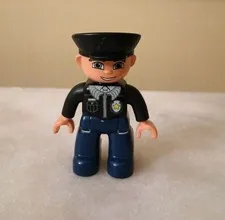LEGO Duplo Police Man With Blue Legs