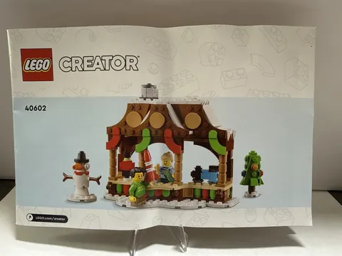 Lego Instruction Manual - 40602 - Winter Market Stall