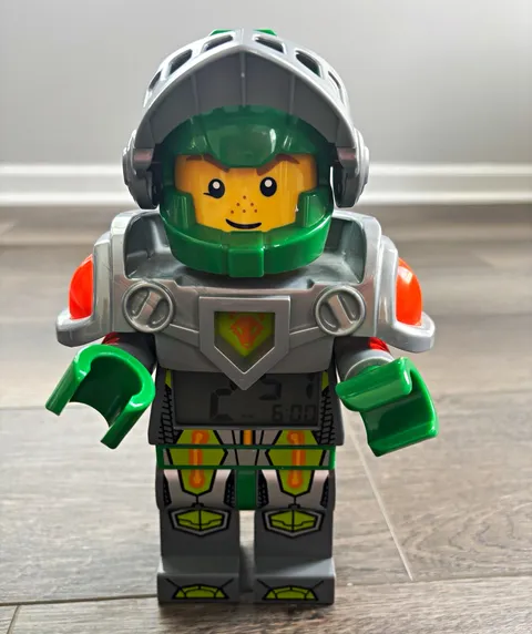 LEGO NEXO KNIGHTS Large Minifigure Alarm Clock Figure, Plastic, Age 6+