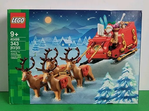 2021 Lego Iconic Santa's Sleigh With Reindeer Building Toy - 40499
