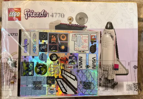 New LEGO Friends: Space Academy 41713 Instructions w/ Stickers in Wrap