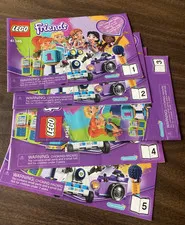 LEGO Instruction Booklets 1 to 5 for Friends Set 41346 Friendship Box
