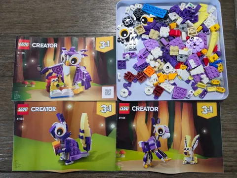 LEGO CREATOR: Fantasy Forest Creatures (31125) Nearly Complete (See Description)