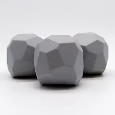 LEGO DUPLO 3x Rocks Brick Boulders Construction Site Zoo Knights Catapult Grey 65870