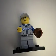 LEGO Minifigures Series 10 Stackers Baseball Player Minifigure 71001 Age 5+