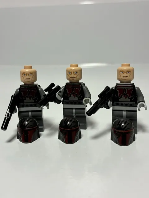 3xLEGO Star Wars Mandalorian Super Commando Minifigure 75022 Mandalorian Speeder