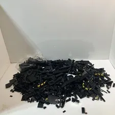 LEGO Lot 4lb 12oz of Black Random Lego Pieces Specialty pieces