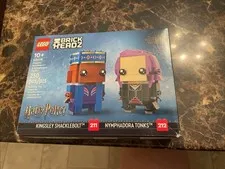 New⚡️LEGO Harry Potter Kingsley Shacklebolt & Nymphadora Tonks Brickheadz 40618!