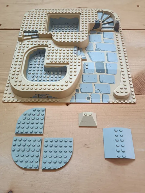 Lego Adventurers #5978 Sphinx Secret Surprise Baseplate With Extras