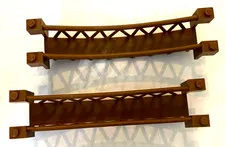 VINTAGE LEGO PIRATE SHIP PARTS - (X2) ROPE BRIDGES