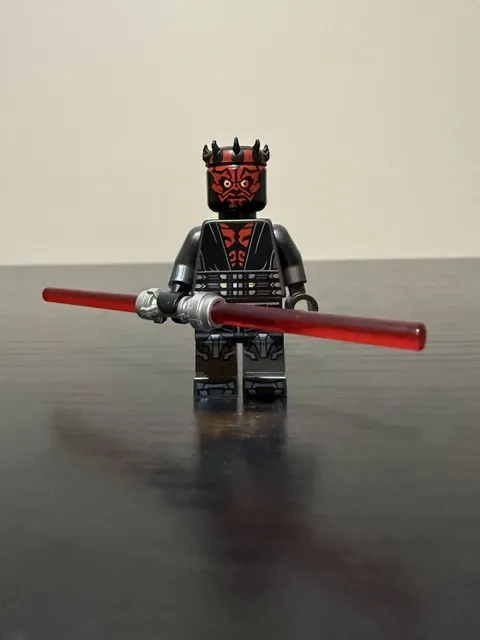 Lego Star Wars Darth Maul - Silver Armor With Printed Legs Minifigure (sw1155)