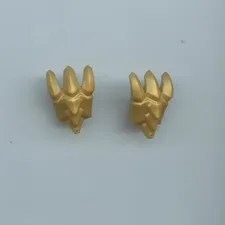 LEGO x 2 Pearl Gold Minifigure, Weapon Dragon Claws 7879