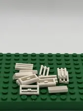 Lego Grill Grate Plates 1x2 White Replacement Part #2412 Lot of 12 #2412b 1723