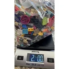 2 lbs Mixed LEGO Lot - Authentic Genuine Bricks Parts & Pieces Cleaned & Sorted