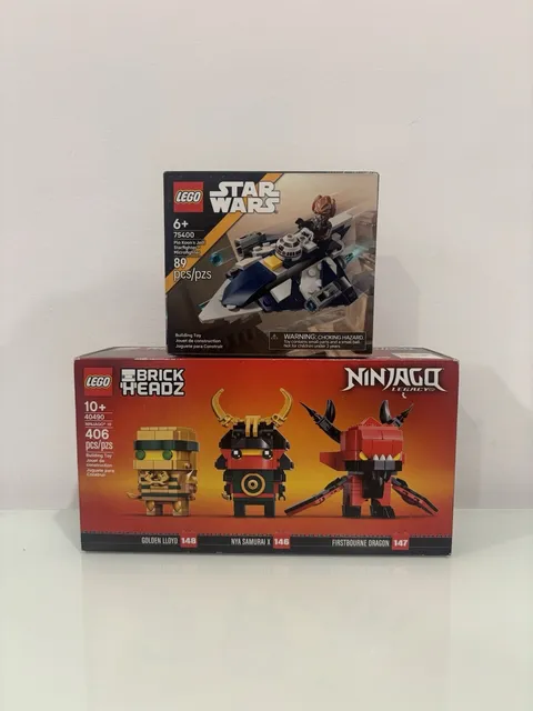 Lego:Ninjago 10(40490)+Star Wars-PLO Koon’s Jedi Starfighter Microfighter(75400)