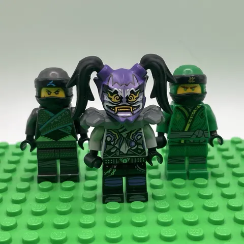 Lego Ninjago Sons of Garmadon Minifigure Lot Lloyd Nya Ultra Violet Mask Hatred