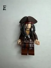 LEGO Pirates Caribbean Minifigure Captain Jack Sparrow Tricorne (Genuine)
