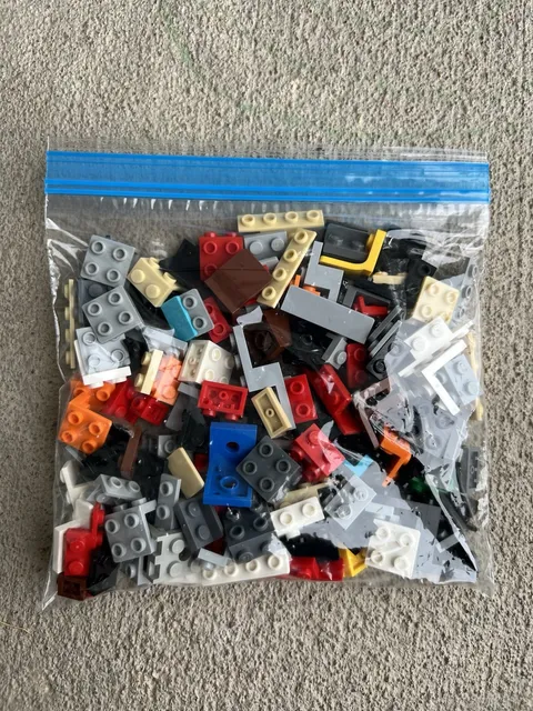 LEGO Bracket Plates Angular Bricks SNOT Building Parts Bulk Lot 2.3 oz 33C⁠