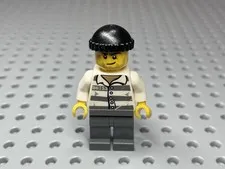 LEGO Minifigure Police Jail Prisoner 86753 Stripes Item No: cty0457 60044, 60043