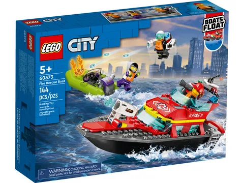 Gadget - LEGO: 60373 - City Fire - Barca Di Soccorso Antincendio - D - Lego
