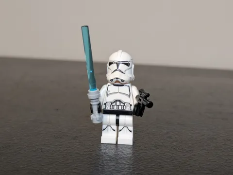 Lego Star Wars Phase 2 Clone Trooper Minifigure 75028 Mini Fig Toy Rare