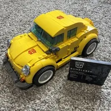 Lego Transformers Bumblebee 10338 99% Complete with No Manual & No box & No Gun