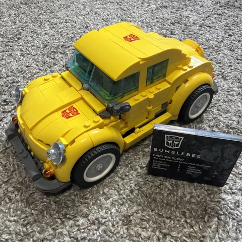 Lego Transformers Bumblebee 10338 99% Complete with No Manual & No box & No Gun