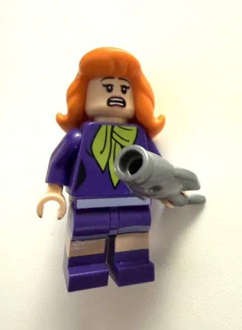 LEGO Scooby-Doo - Daphne Blake - Mini Figure / Mini Fig w Fish In Hand