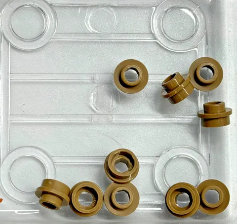 LEGO Plate, Round 1 x 1 with Open Stud, 85861, Dark Tan, QTY 10 Free Shipping