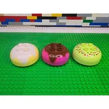 LEGO DUPLO Brick Round 4x4 Dome Top 3 Ct - 2010
