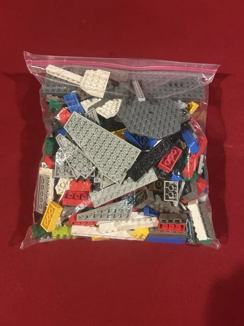Lego Mixed Building Blocks Assorted Colors (Full Ziplock Bag)