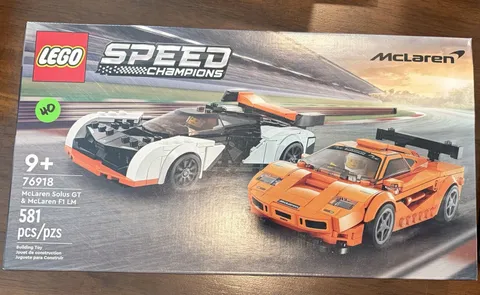LEGO Speed Champions 76918 McLaren Solus GT & F1 LM Set, 581 pcs, Age 9+