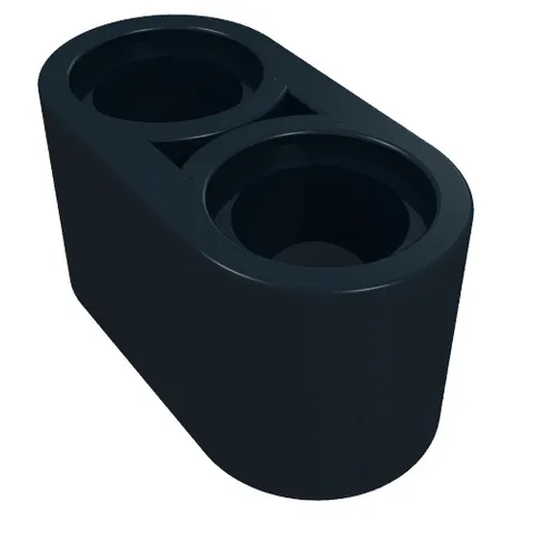 5x LEGO® Part 43857 - Technic, Liftarm Thick 1 x 2