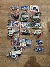 LEGO CITY SET LOT - 8 COMPLETE SETS with Instructions & Mini figures
