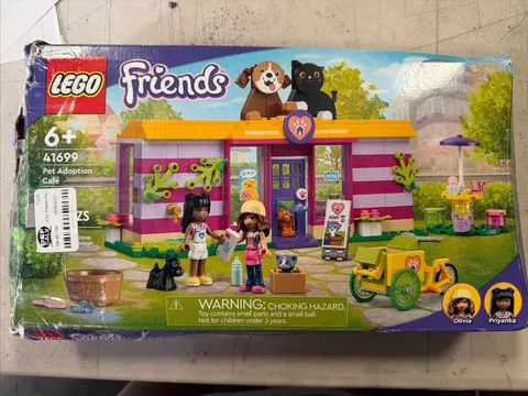 LEGO Friends Pet Adoption Café 41699 – Brand New Sealed – Retired Set