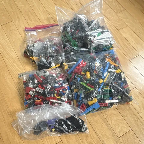 LEGO HUGE Bulk Lot Mixed Bricks Pieces & Parts in Bags, Assorted Multicolor