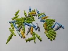 LEGO BULK LOT OF 54 MINIFIGURE UTENSIL SYRINGE MIXED COLORS